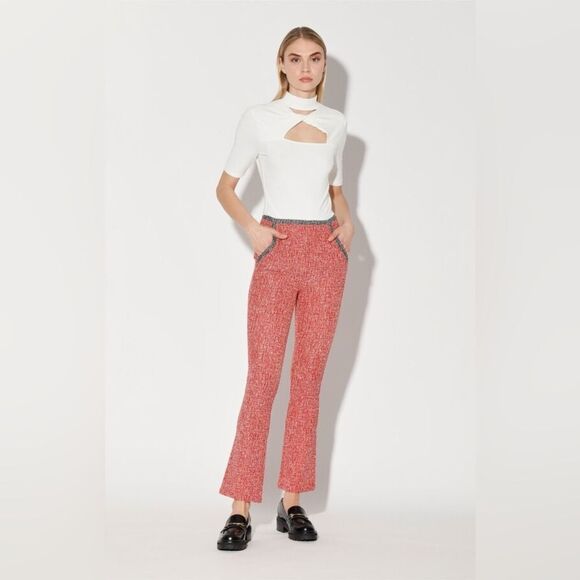 Walter Baker Pants - Walter Baker KORA KNIT SWEATPANTS IN STARLIGHT KNIT RED